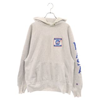 VINTAGE ヴィンテージ 90s champion NASA REVERSE WEAVE リバースウィーブ スウェット プル オーバーパーカー グレー(パーカー)