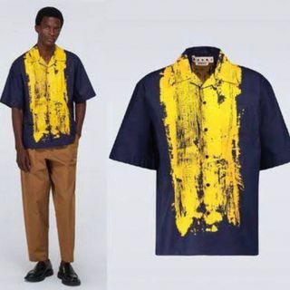 【新品未使用】MARNI　Color Paint Shirt ペイントシャツ