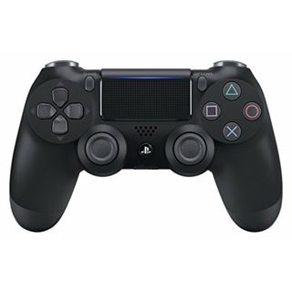 【純正品】ワイヤレスコントローラー (DUALSHOCK 4) ジェット・ブラック (CUH-ZCT2J)(その他)