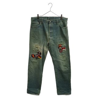 リーバイス(Levi's)のLevi's リーバイス パッチワーク カスタム 501 デニムパンツ グリーン(その他)