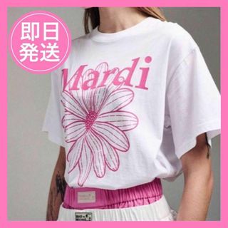 マルディメクルディ mardi mercredi Tシャツ ピンク(Tシャツ(半袖/袖なし))