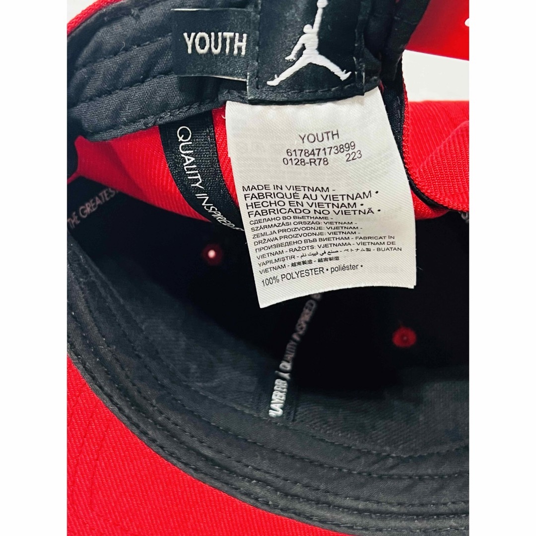 Jordan Brand（NIKE）(ジョーダン)のJordan ジョーダン キッズ 帽子 キャップ Nike ナイキ　ストレート キッズ/ベビー/マタニティのこども用ファッション小物(帽子)の商品写真