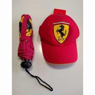 フェラーリ(Ferrari)のFerrari 公式 キャップ＆コンパクトアンブレラ(キャップ)