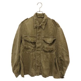 VINTAGE ヴィンテージ 50S～60S German Militaryドイツ軍 HBT エポレット付き フィールドジャケット カーキ(フライトジャケット)