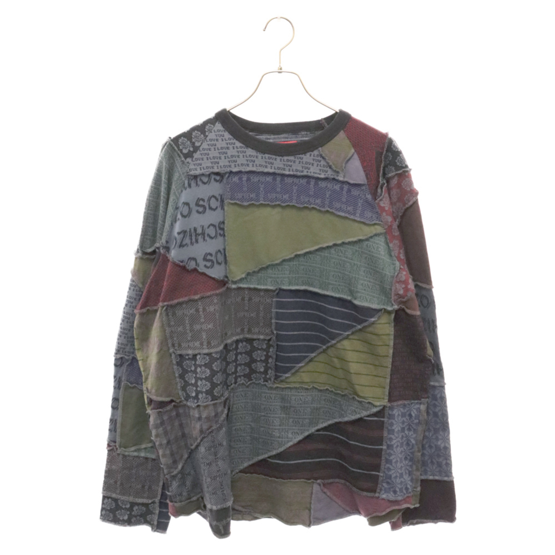 Supreme(シュプリーム)のSUPREME シュプリーム 23SS Patchwork Jacquard L/S Top .パッチワークジャカード 長袖Tシャツ カットソー マルチカラー メンズのトップス(Tシャツ/カットソー(七分/長袖))の商品写真