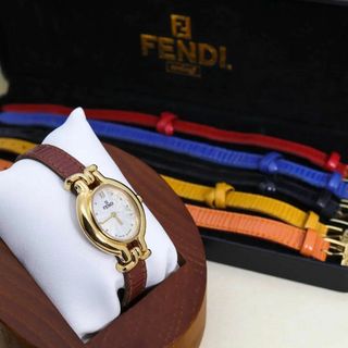 フェンディ(FENDI)の◆稼働 FENDI 腕時計 640L チェンジベルト ヴィンテージ レディースg(腕時計)