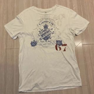 ポロ(POLO（RALPH LAUREN）)のPOLO JEANS ポロジーンズ☆メンズTシャツMサイズ☆白(Tシャツ/カットソー(半袖/袖なし))