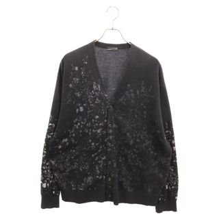 LAD MUSICIAN ラッドミュージシャン 21SS IGH GAUGE WJQ KNIT CARDIGAN SMALL FLOWER ハイゲージフラワーニットカーディガン ブラック 2121‐002