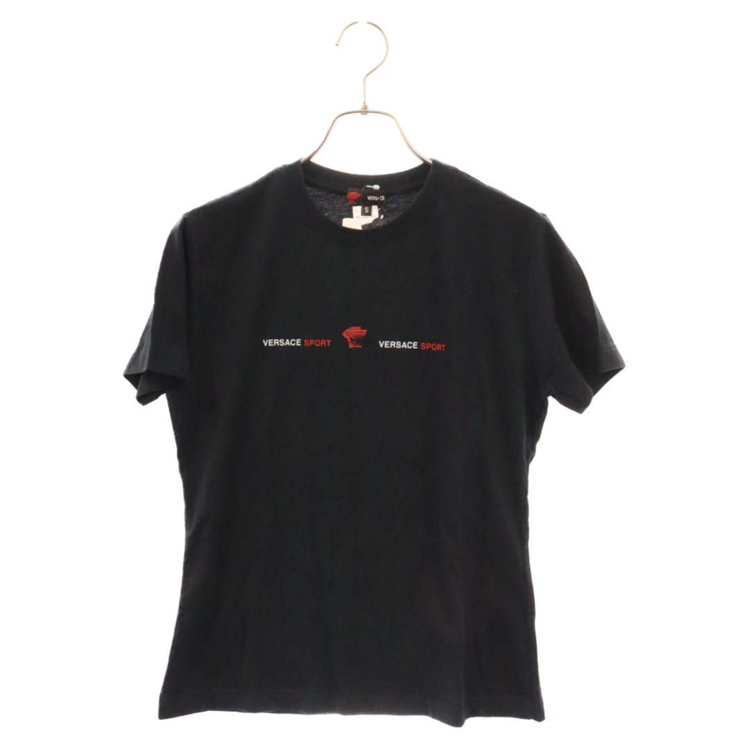 VERSACE SPORT ヴェルサーチ・スポーツ Logo Print Tee ロゴプリント 半袖Tシャツ ネイビー メンズのトップス(Tシャツ/カットソー(半袖/袖なし))の商品写真