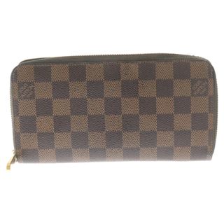 ルイヴィトン(LOUIS VUITTON)のLOUIS VUITTON ルイヴィトン ジッピーウォレット ラウンドファスナー長財布 ダミエエベヌ N60015 ブラウン(長財布)