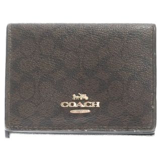 コーチ(COACH)のCOACH コーチ シグネチャー 三つ折り財布 コンパクトウォレット(折り財布)