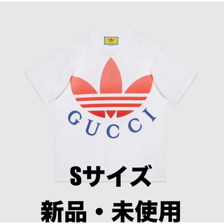 グッチ(Gucci)のGUCCI × adidas グッチ×アディダス　Tシャツ　Sサイズ(Tシャツ/カットソー(半袖/袖なし))