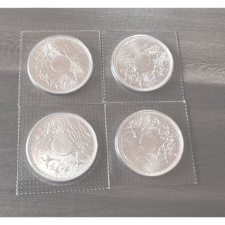 天皇陛下御在位60年記念硬貨  1万円 ×4枚(その他)