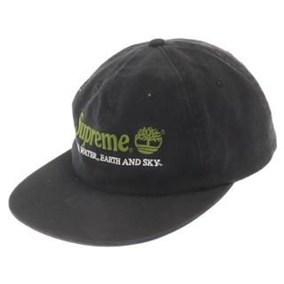 シュプリーム(Supreme)のSUPREME シュプリーム 20SS×Timberland 6-Panel Cap ティンバーランド ロゴ刺繍 6パネル キャップ 帽子 ブラック(キャップ)