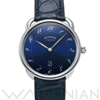 エルメス(Hermes)の中古 エルメス HERMES AR7Q.810 ブルー メンズ 腕時計(腕時計(アナログ))