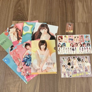 AKB48 クリアファイル シール 3Dカード トレカ アイドルグッズ(アイドルグッズ)