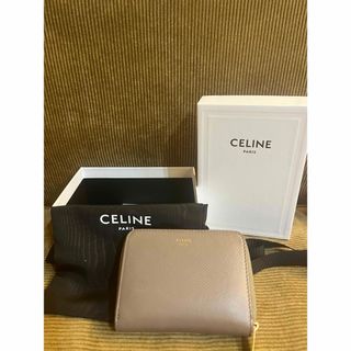 セリーヌ(celine)のセリーヌ　コンパクトジッブドウォレット　グラインドカーススキン(財布)