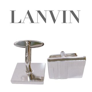 ランバン(LANVIN)の極美品 ランバン カフス シルバー ロゴ(カフリンクス)