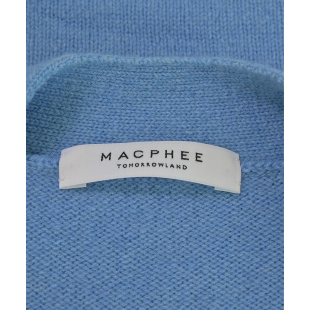 MACPHEE(マカフィー)のMACPHEE マカフィー カーディガン S 水色 【古着】【中古】 レディースのトップス(カーディガン)の商品写真
