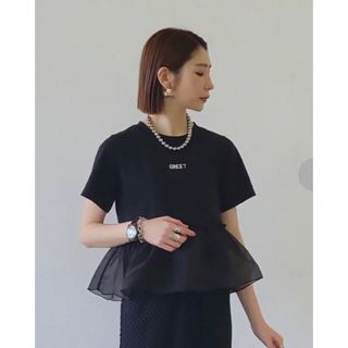 しまむら　プルオーバー（yoshie）オーガンジーTシャツ