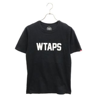 ダブルタップス(W)taps)のWTAPS ダブルタップス フロントロゴ ロゴ 半袖カットソー Tシャツ ブラック(Tシャツ/カットソー(半袖/袖なし))