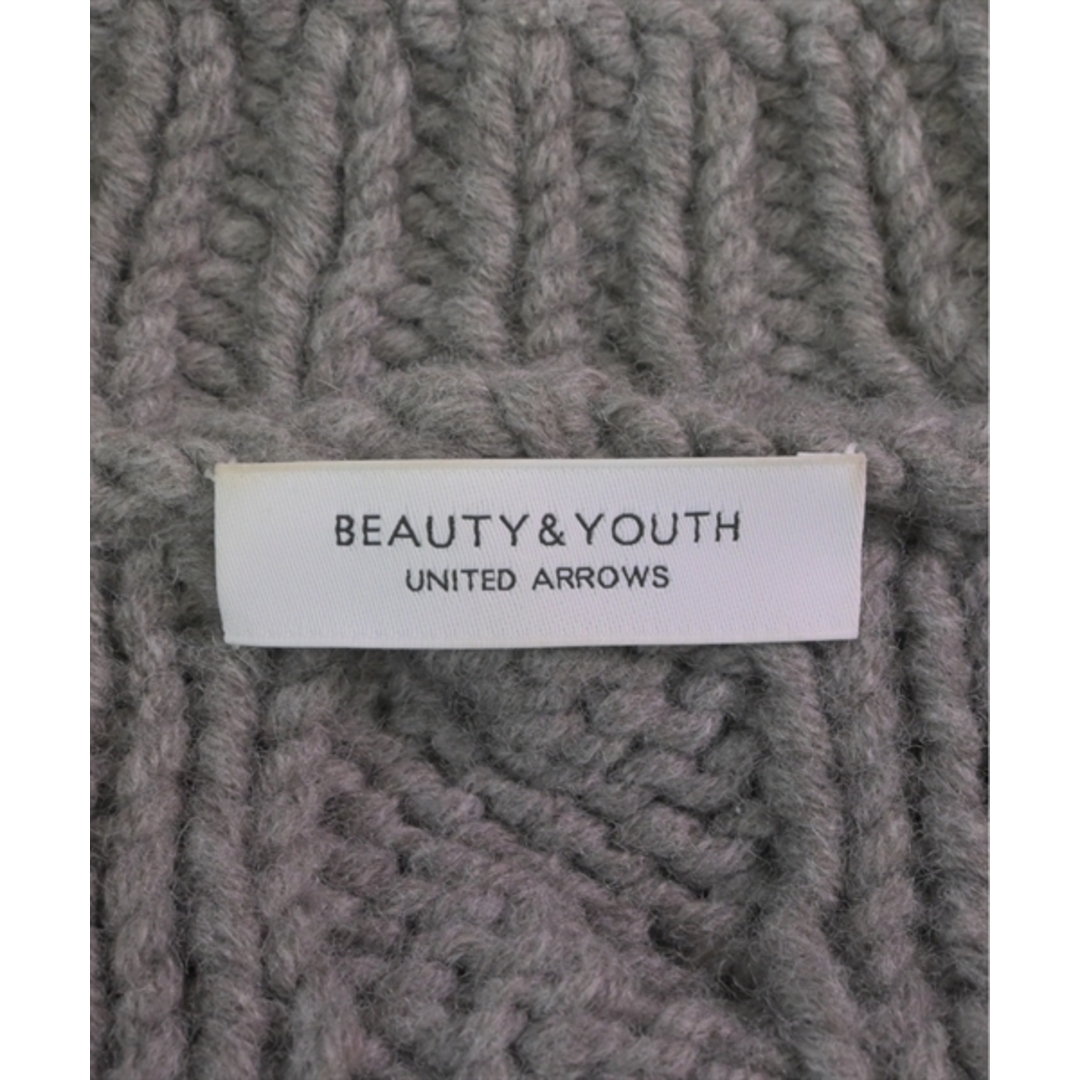 BEAUTY&YOUTH UNITED ARROWS(ビューティアンドユースユナイテッドアローズ)のBEAUTY&YOUTH UNITED ARROWS カーディガン F グレー 【古着】【中古】 レディースのトップス(カーディガン)の商品写真