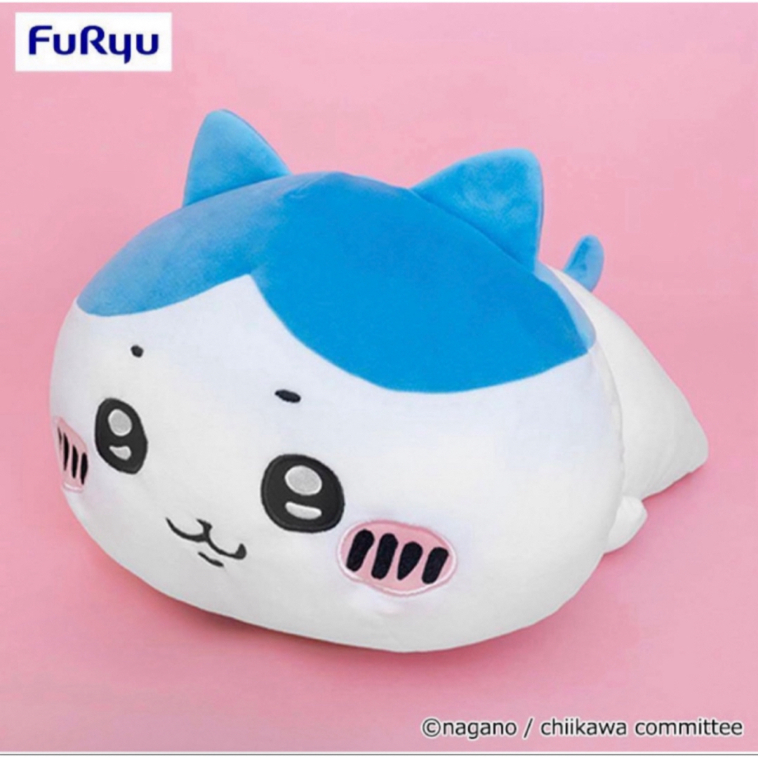 ハチワレだららんBIGぬいぐるみ ちいかわ 寝そべりぬいぐるみの ハチワレだららんBIGぬいぐるみ ちいかわ 寝そべりぬいぐるみの