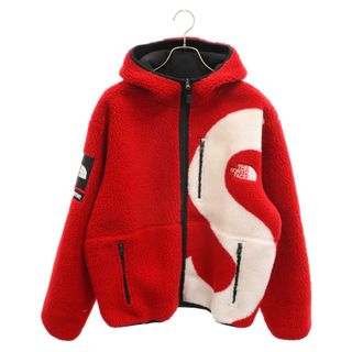 シュプリーム(Supreme)のSUPREME シュプリーム 20AW THE NORTH FACE ザノースフェイス S Logo Hooded Fleece Jacket ビッグエスロゴフーデッドフリースジャケット フリースパーカー レッド NT62004I(フライトジャケット)