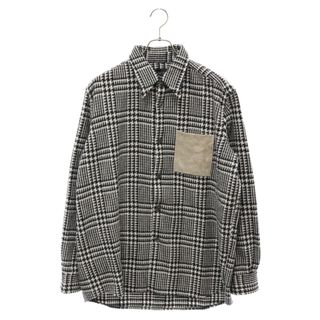 Laid Back レイドバック TWEED DRESS SHIRTS ツイード ドレス 長袖シャツ ホワイト/ブラック(シャツ)