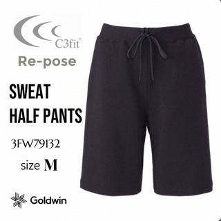 シースリーフィット(C3fit)のC3fit Re-pose Sweat Half Pants 3FW79132(ヨガ)