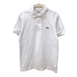 ラコステ(LACOSTE)のラコステ LACOSTE ポロシャツ ワンポイント 半袖 2 白 ホワイト(ポロシャツ)