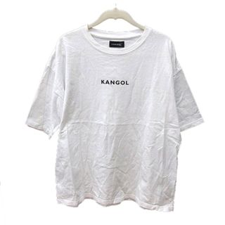 カンゴール(KANGOL)のカンゴール KANGOL カットソー Uネック 五分袖 S 白 ホワイト (Tシャツ/カットソー(半袖/袖なし))