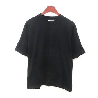 コンバース Tシャツ カットソー プリント 五分袖 3 黒 ブラック グレー