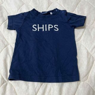 シップスキッズ(SHIPS KIDS)のSHIPS ロゴTシャツ 80サイズ(Ｔシャツ)