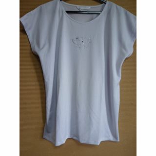 未使用★K's ケーズ プレタポルテ Tシャツ ラインストーン付き M(Tシャツ(半袖/袖なし))