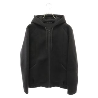 アレキサンダーワン(Alexander Wang)のT by ALEXANDER WANG ティーバイアレキサンダーワン SCUBA ZIP HOODY レーヨン ジップアップ フーディ スウェット パーカー ブラック 501400S16(パーカー)