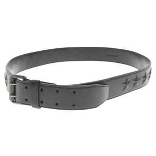 ジバンシィ(GIVENCHY)のGIVENCHY ジバンシィ GUN METAL BUCKLE スタースタッズ レザーベルト ブラック(ベルト)