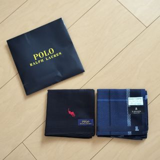 ポロラルフローレン(POLO RALPH LAUREN)の【未使用】ハンカチ　２枚セット(ハンカチ/ポケットチーフ)