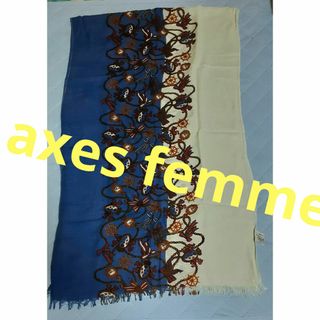 アクシーズファム(axes femme)のアクシーズファム　axes femme　ロングスカーフ　薄手のストール(バンダナ/スカーフ)