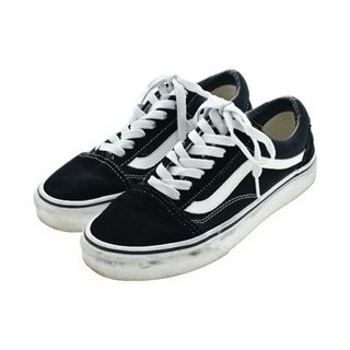 ヴァンズ(VANS)のVANS バンズ スニーカー 23.5cm 黒x白 【古着】【中古】(スニーカー)