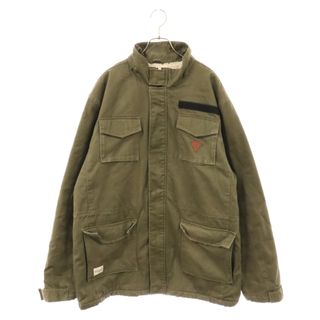 ロカウェア(Rocawear)のROCAWEAR ロカウェア ジップアップ ミリタリージャケット カーキ(ミリタリージャケット)