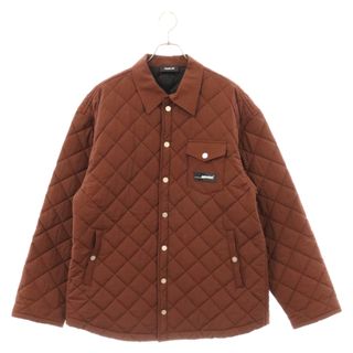 EGONLAB イーゴンラボ 22AW スナップボタン キルティングジャケット ブラウン AW22 CEM 003 B(フライトジャケット)