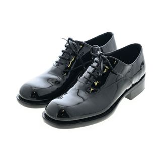 プラダ(PRADA)のPRADA プラダ ビジネス・ドレスシューズ EU35(21.5cm位) 黒 【古着】【中古】(ローファー/革靴)