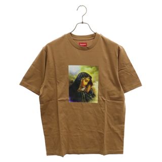 シュプリーム(Supreme)のSUPREME シュプリーム 22AW Mary Rhinestone Tee マリーラインストーンティー ショートスリーブトップ プリント半袖Tシャツ ブラウン(Tシャツ/カットソー(半袖/袖なし))