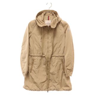 モンクレール(MONCLER)のMONCLER モンクレール 18AW TOPAZE トパーズ ウエストドローコード ジップアップ フーデッド コート ベージュ レディース D10934910105(その他)