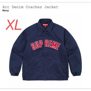 シュプリーム(Supreme)のSupreme Arc Denim Coaches Jacket Navy XL(Gジャン/デニムジャケット)