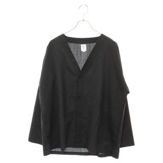 SOUTH2 WEST8 サウス2ウエスト8 23SS V Neck Cardigan Vネック ロゴ刺繍 長袖カーディガン ブラック MR770(カーディガン)