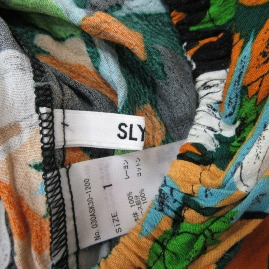 SLY(スライ)のスライ シャツ ブラウス プルオーバー レース 長袖 総柄 1 マルチカラー レディースのトップス(シャツ/ブラウス(長袖/七分))の商品写真