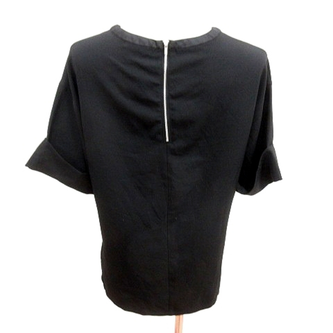 JEANASIS(ジーナシス)のジーナシス JEANASIS シャツ ブラウス 五分袖 F 黒 ブラック  レディースのトップス(その他)の商品写真