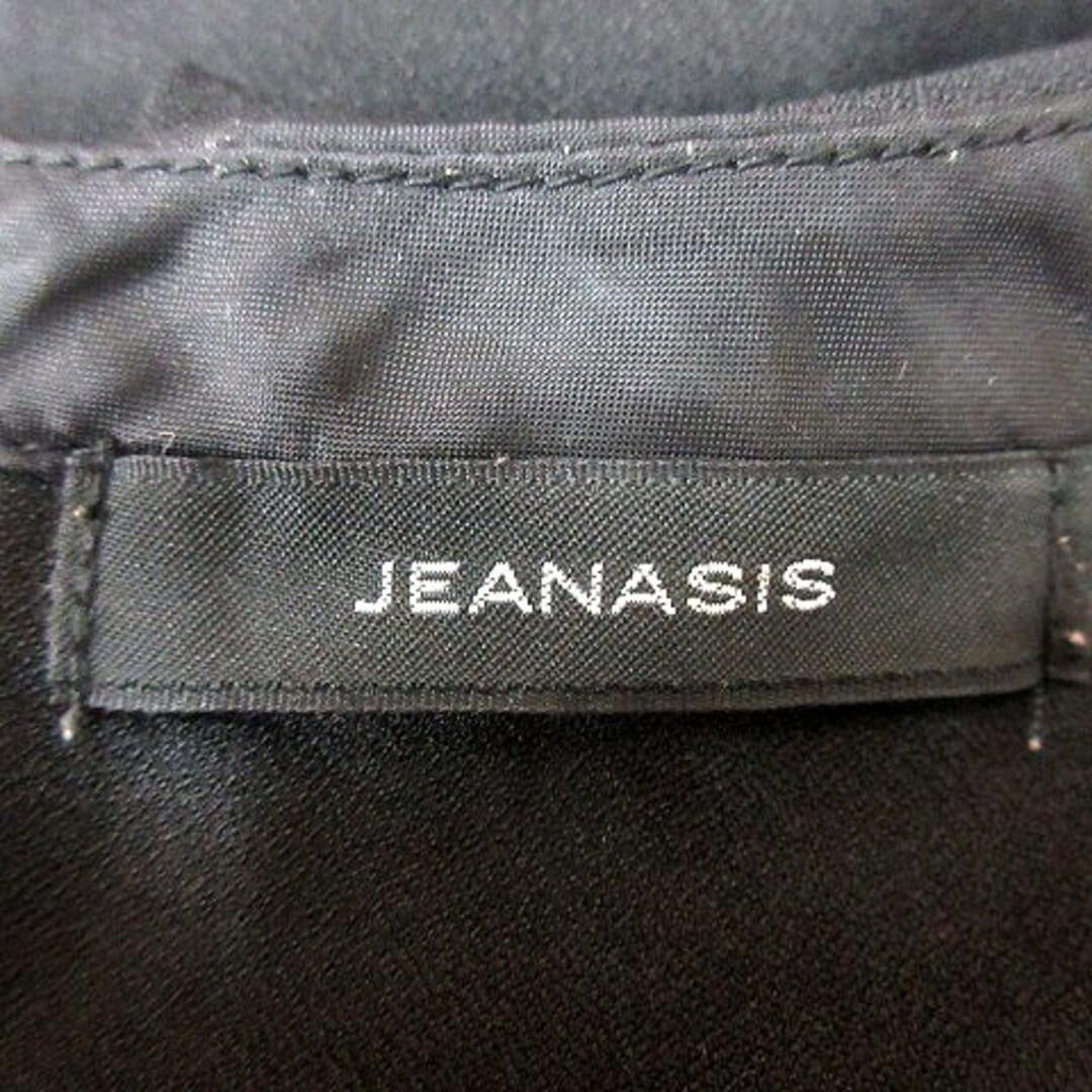 JEANASIS(ジーナシス)のジーナシス JEANASIS シャツ ブラウス 五分袖 F 黒 ブラック  レディースのトップス(その他)の商品写真